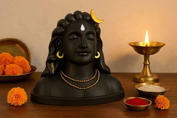 Elegant Adiyogi Shiva Bust Idol for Home & Office Décor